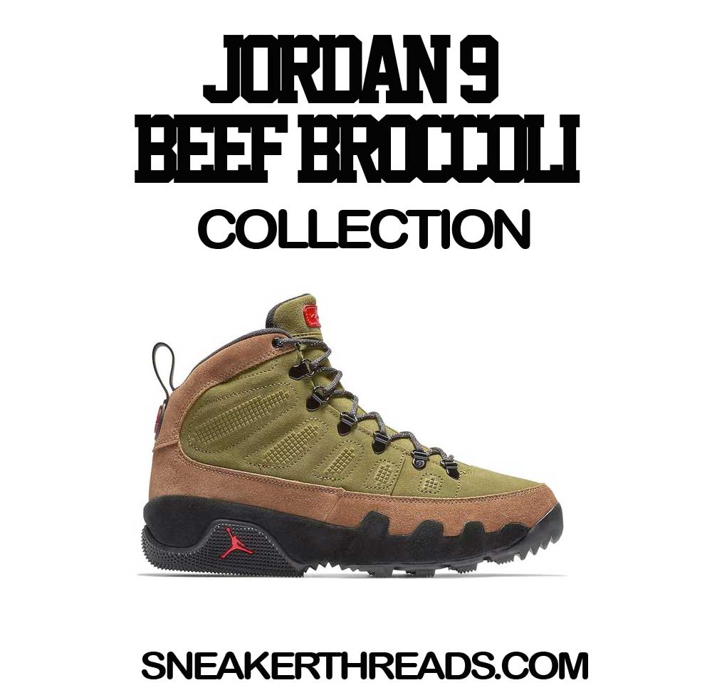 Jordan 9 Beef and broccoli Sneaker Tees & T-Shirts