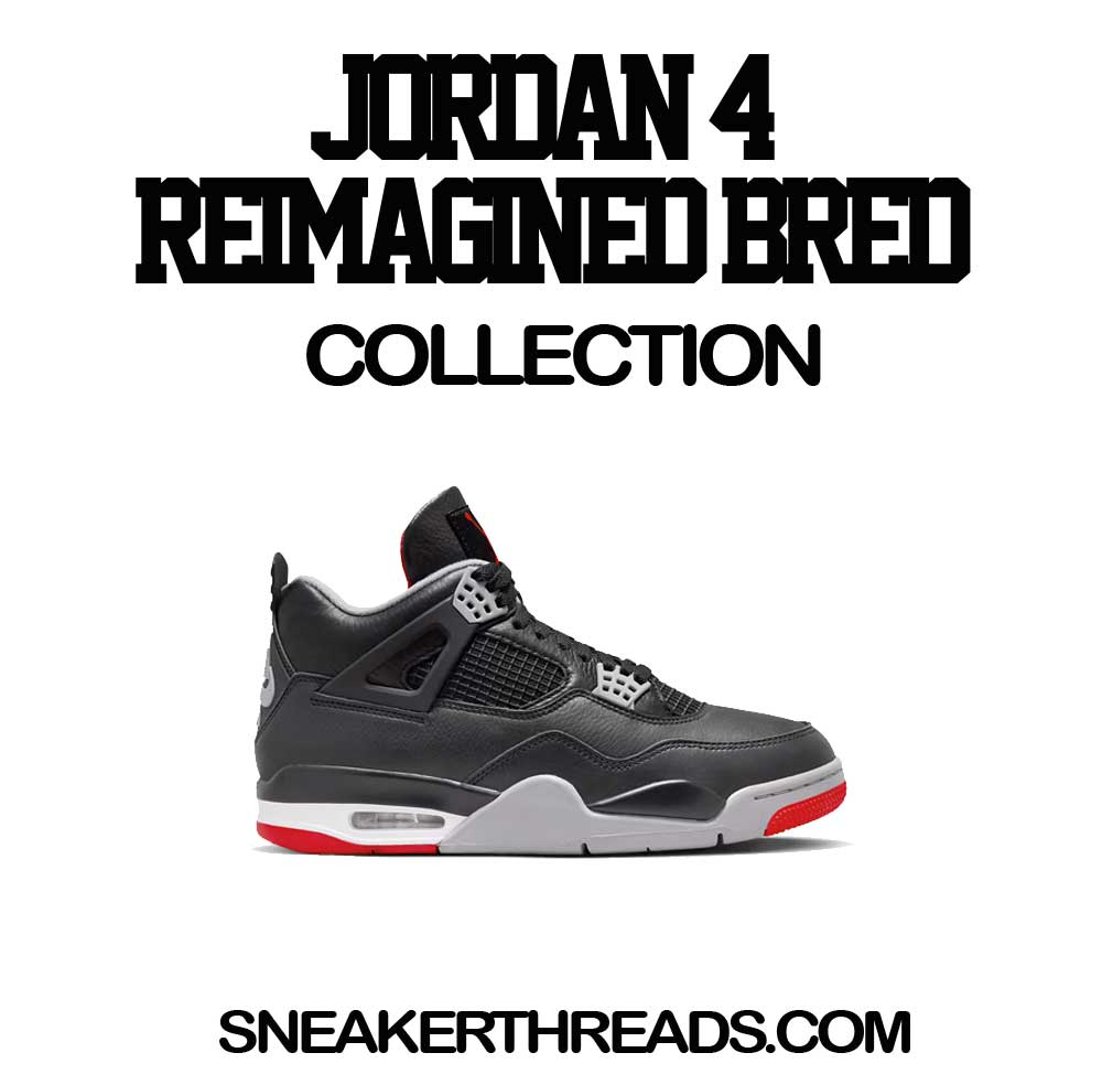 Jordan 4 Bred Reimagined Sneaker T-shirts & Tees
