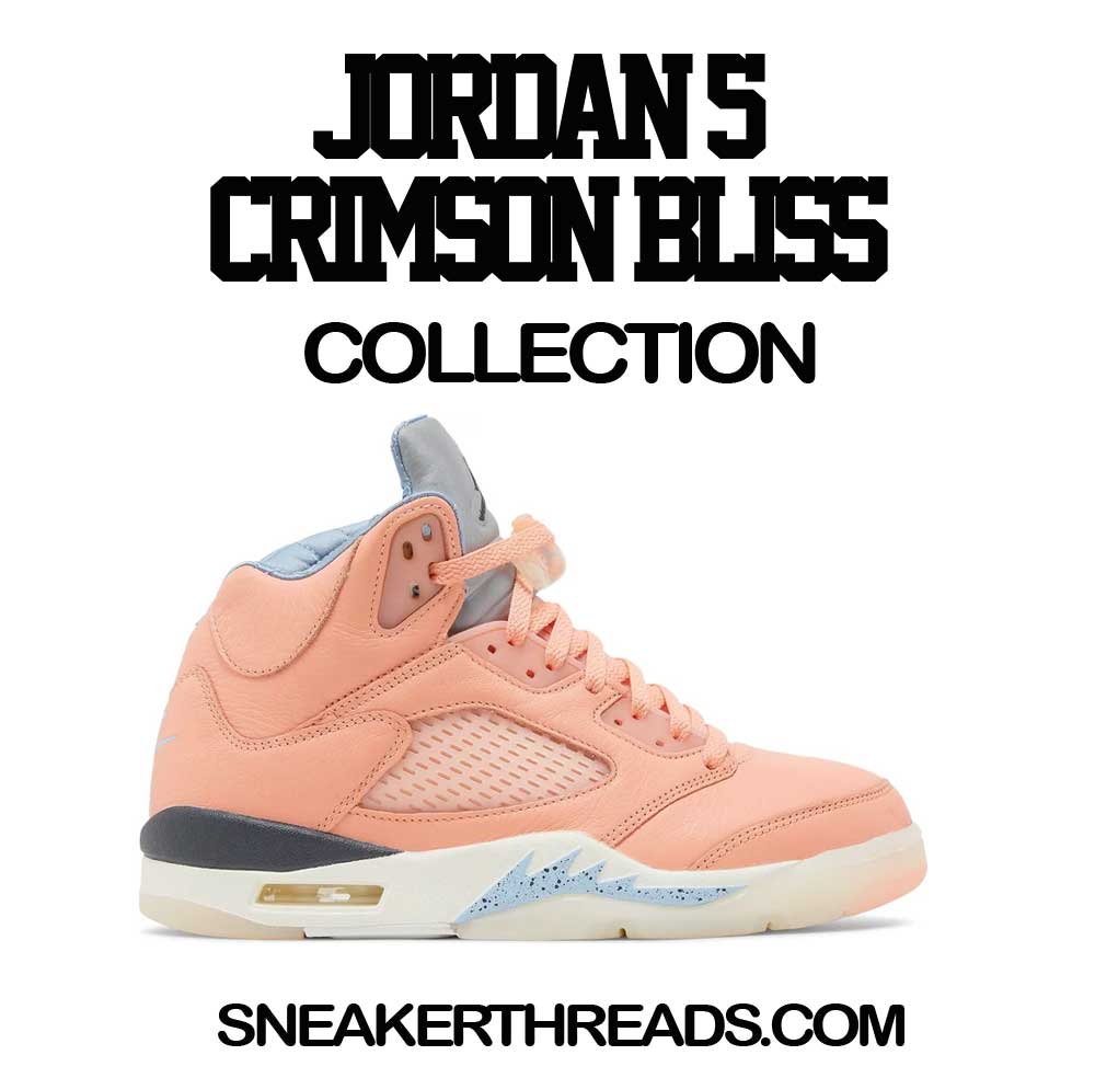 Jordan 5 Crimson Bliss Sneaker Tees & Outfits