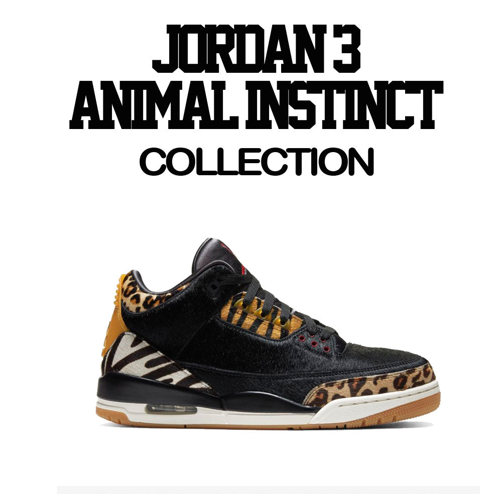 Jordan 3 Animal Instinct Shirts