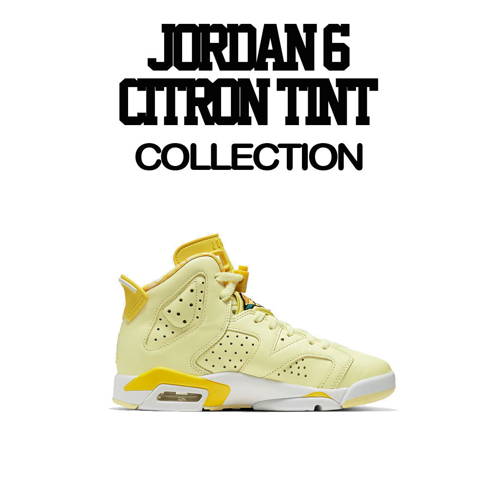 Jordan 6 Citron Tint Shirts