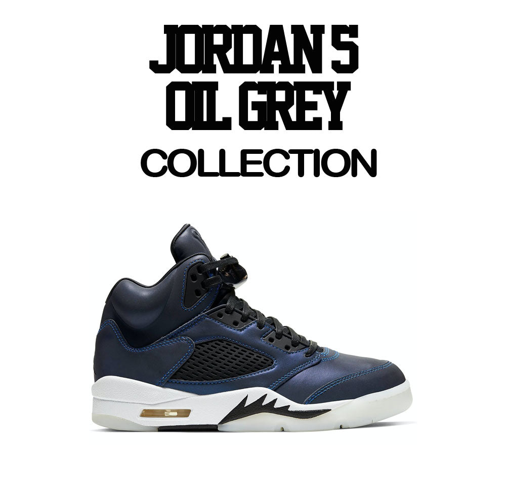 Jordan 5 Oil Grey Shirts