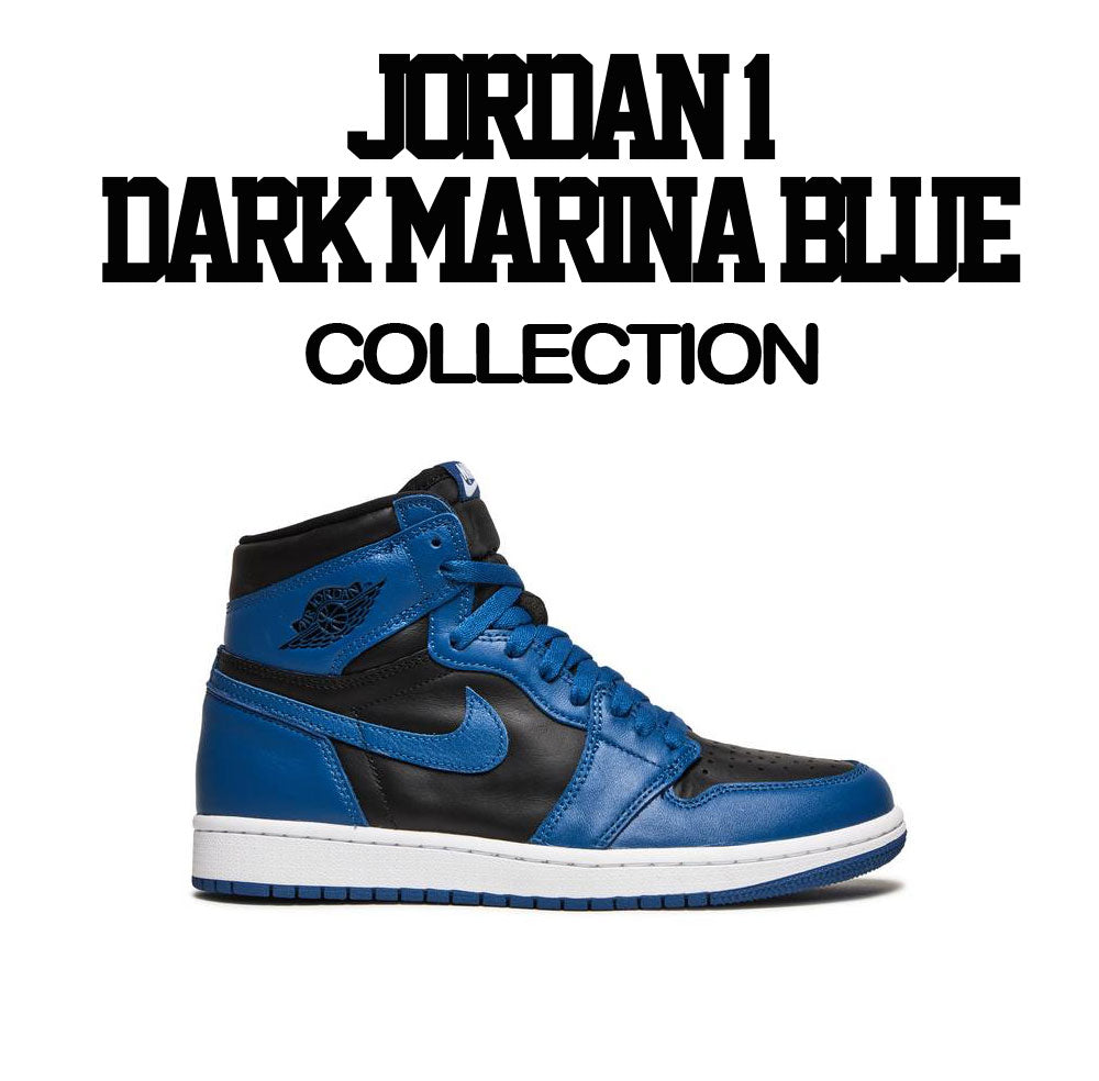 Jordan 1 Dark Marina Blue Shirts