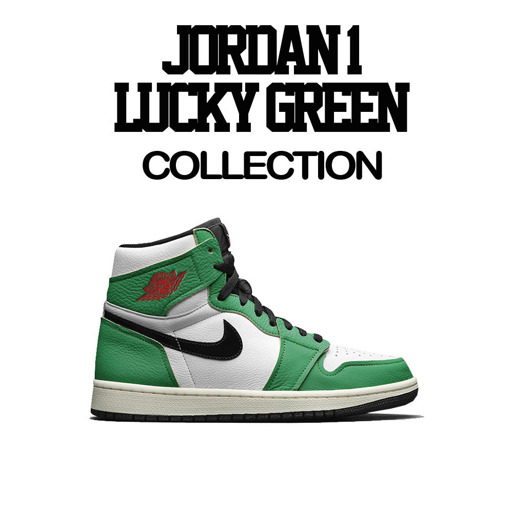Jordan 1 Lucky Green Shirts