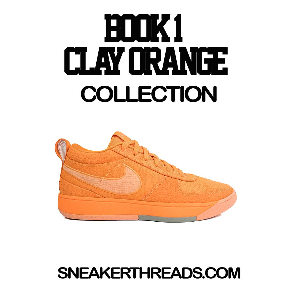 Book 1 Clay Orange Sneaker Tees & T- Shirts