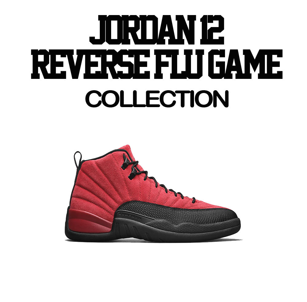 Jordan 12 Flu Game Sneaker Shirts