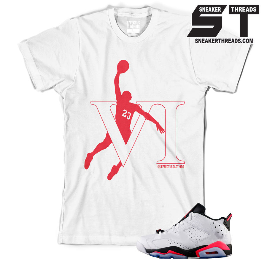 Jordan 6 Infrared Low Sneaker Shirts