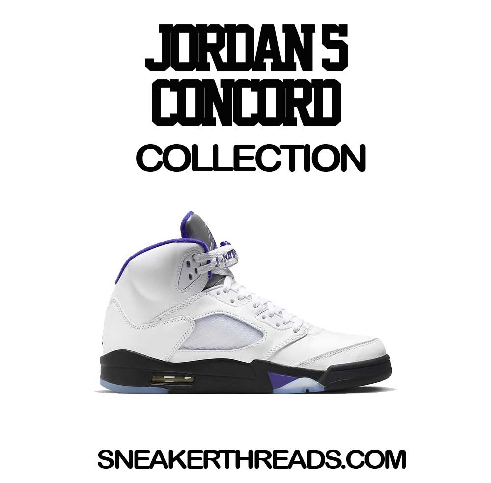 Jordan 5 Concord Sneaker Tees And T-shirts