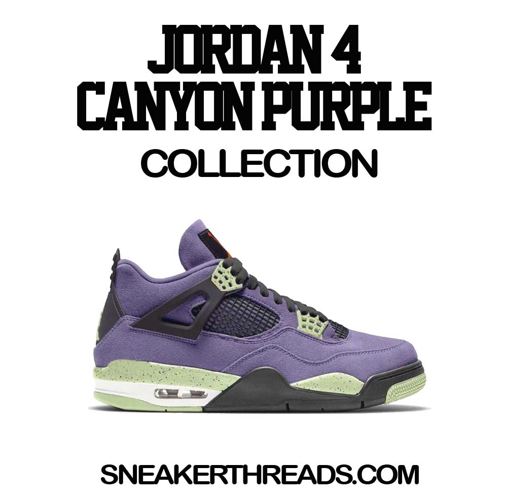 Jordan 4 Canyon Purple Sneaker Tees And T-Shirts