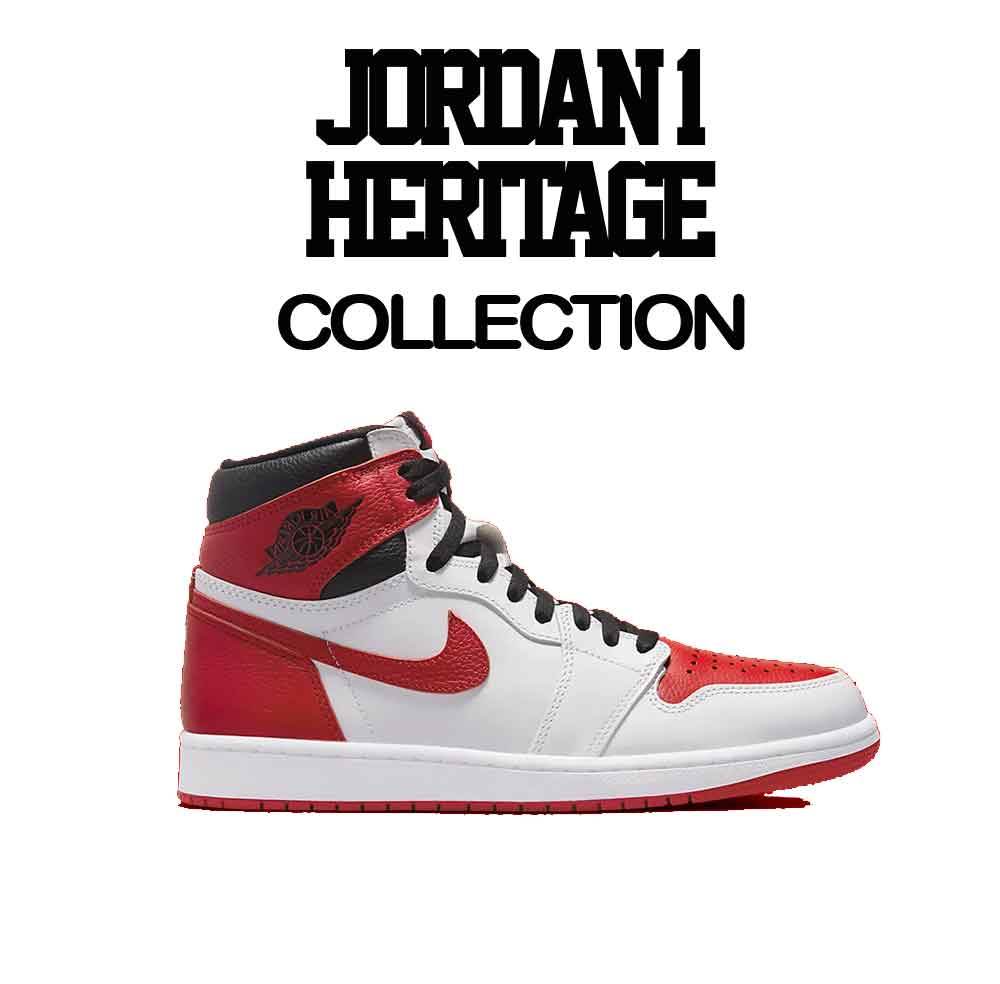 Jordan 1 Heritage Sneaker Tees And Matching T-shirts