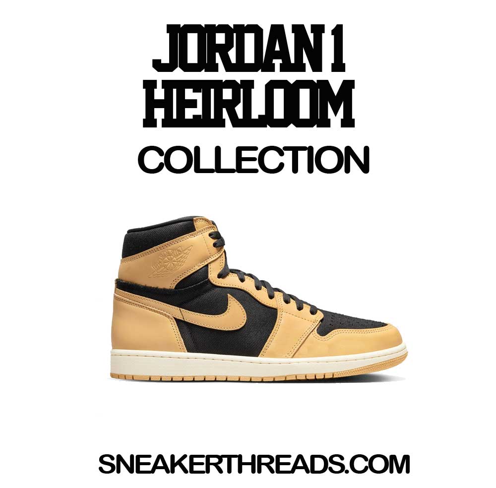 Jordan 1 Heirloom Sneaker Tees And Matching T-shirts