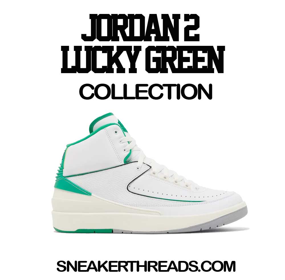 Jordan 2 Lucky Green Sneaker Tees And Matching Outfits