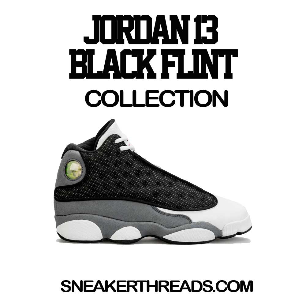 Jordan 13 Black Flint Sneaker Tees & T-Shirts