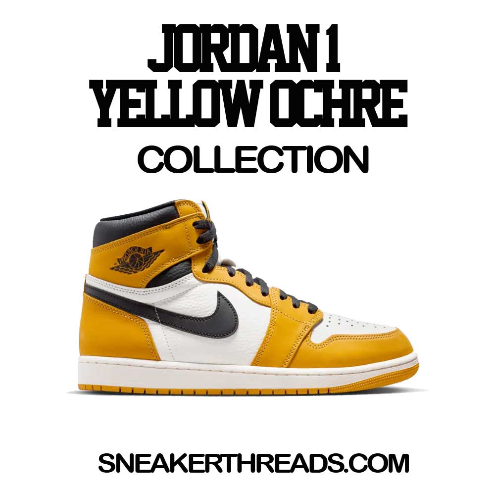 Jordan 1 Yellow Ochre Sneaker T-shirts & Tees
