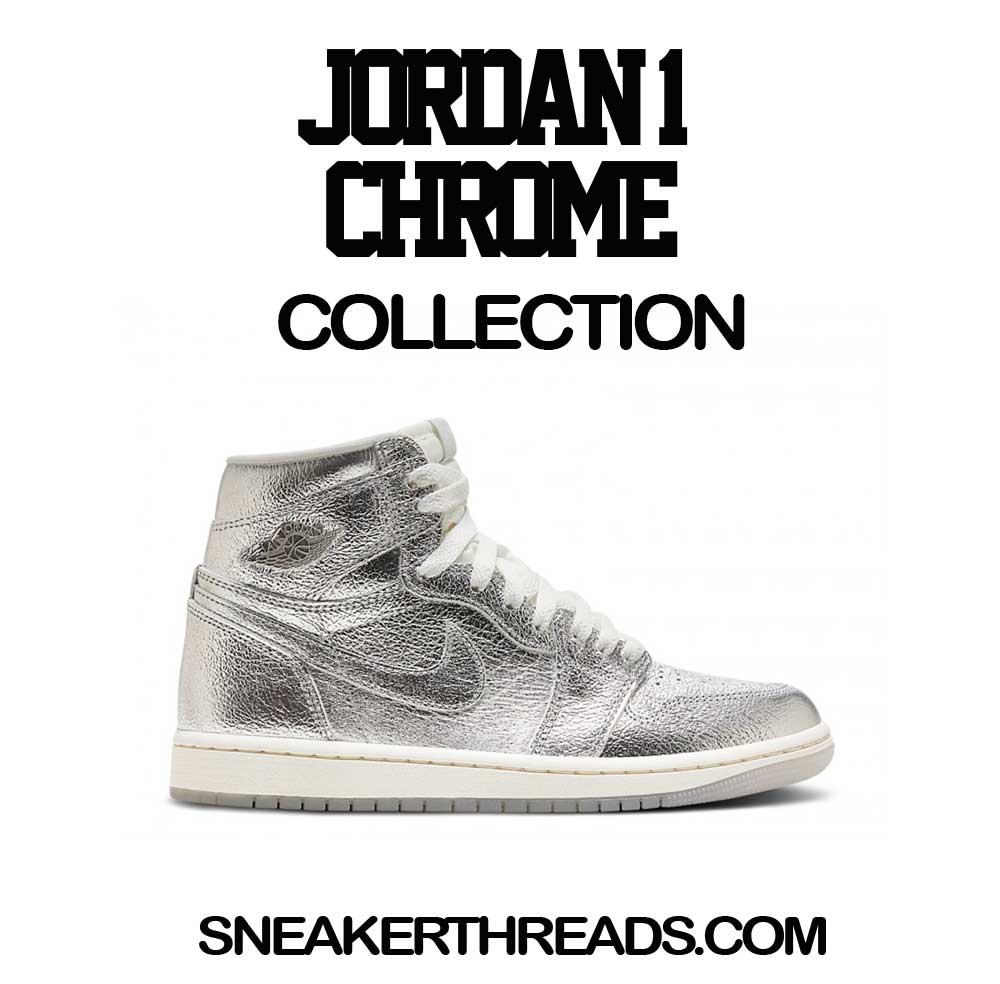Jordan 1 Chrome Sneaker Tees & T-Shirts