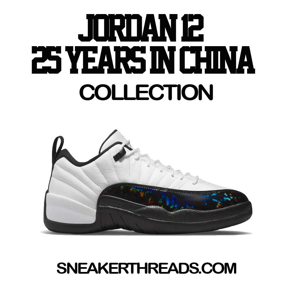 Jordan 12 Low 25 Years In China Sneaker Tees & Shirts