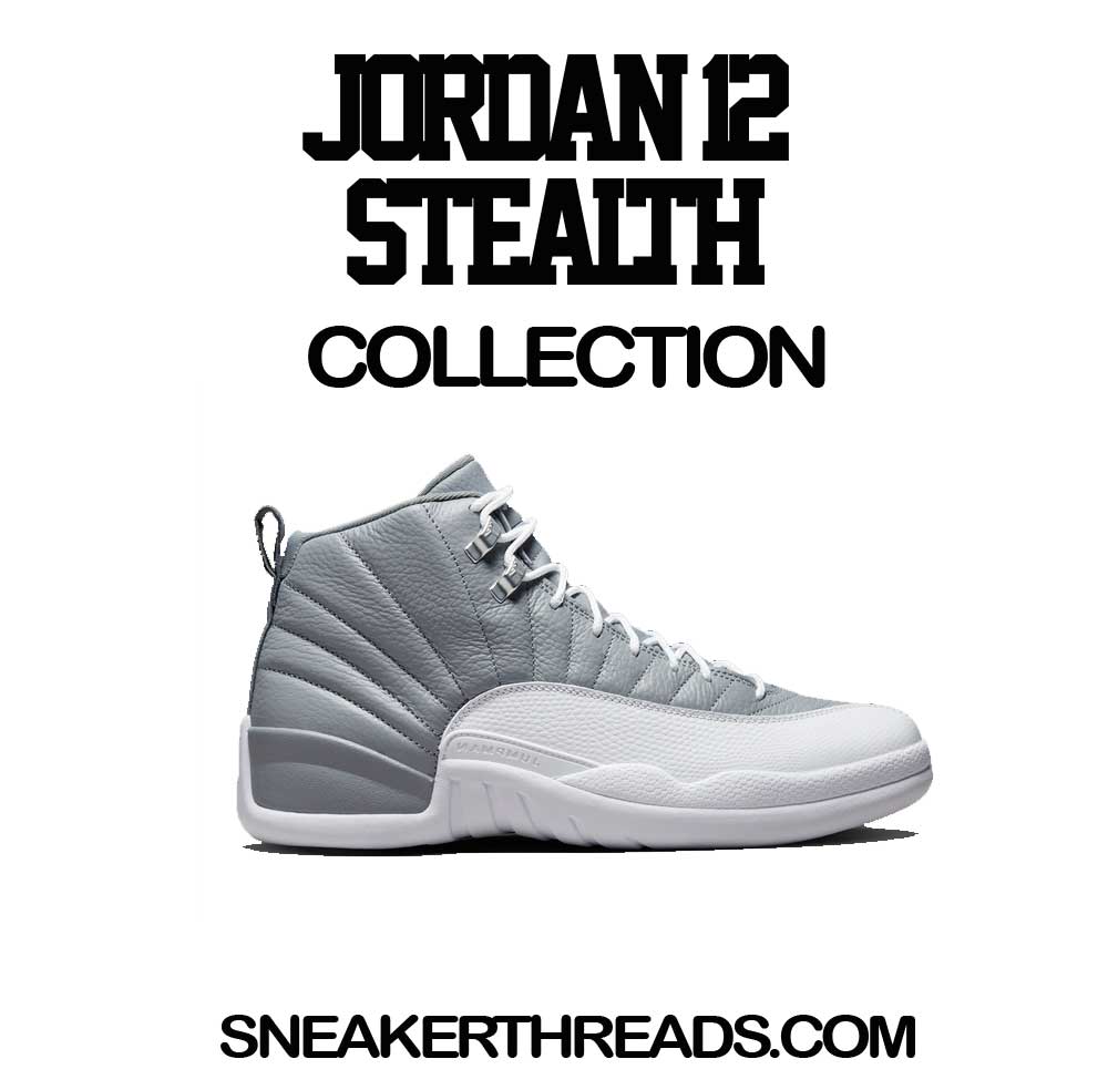 Jordan 12 Stealth Sneaker Tees & Matching Outits