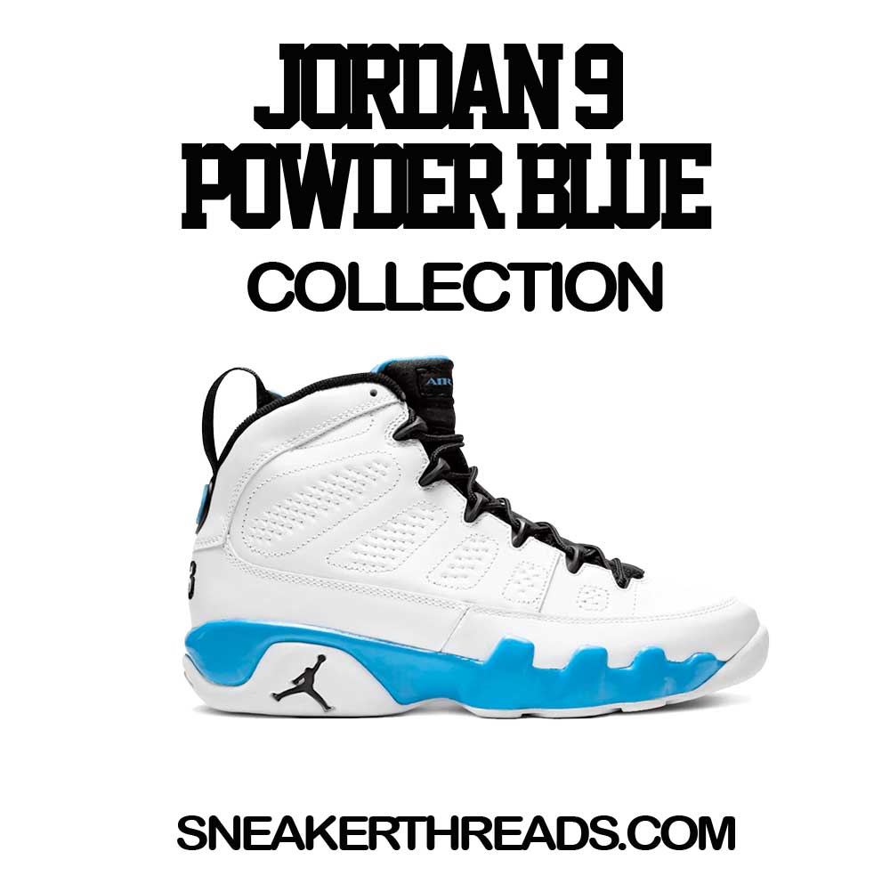 Jordan 9 Powder Blue Sneaker T-shirts & Tees