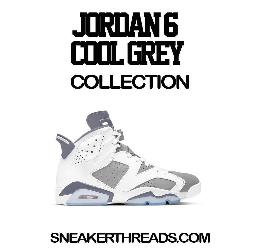 Jordan 6 Cool Grey Sneaker Tees & T-Shirts