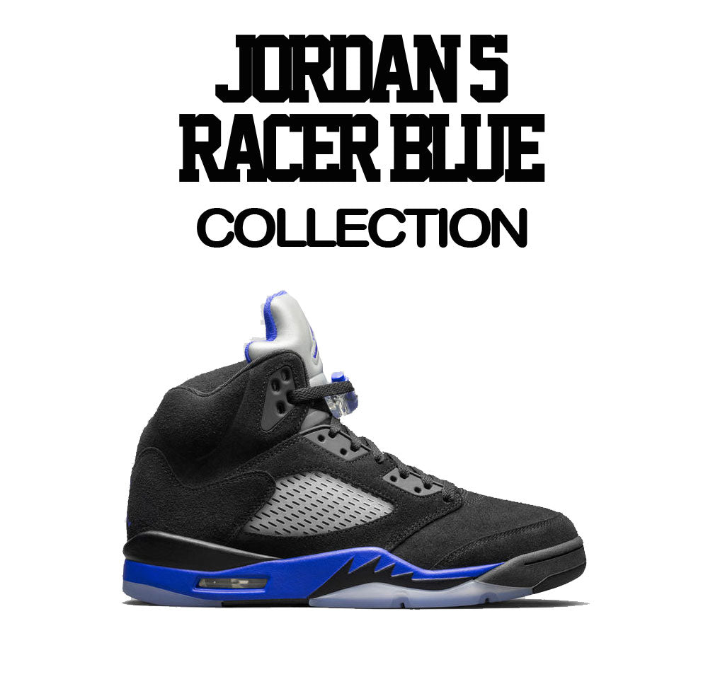 Jordan 5 Racer Blue Sneaker Tees And Matching T-shirts
