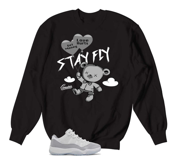 Jordan 11 Low Cement Grey Match Hoodie - Nipsey main image 0
