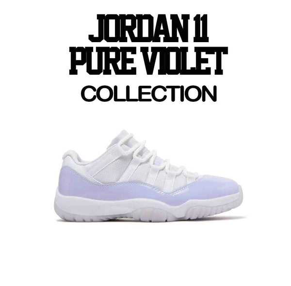Kids sneaker Tees Match Jordan 11 Low Pure Violet | finesse Sneaker outfits