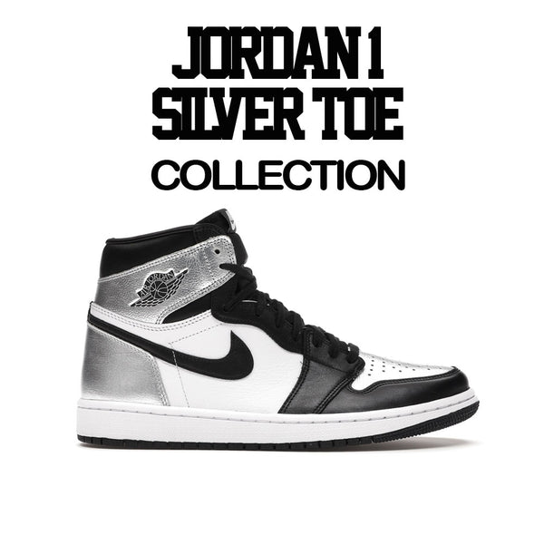 nike air jordan 1 high silver toe