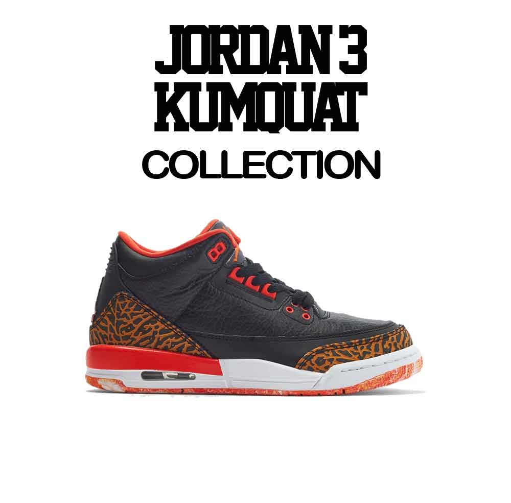Jordan 3 Kumquat Sneaker Tees And Matching T-shirts