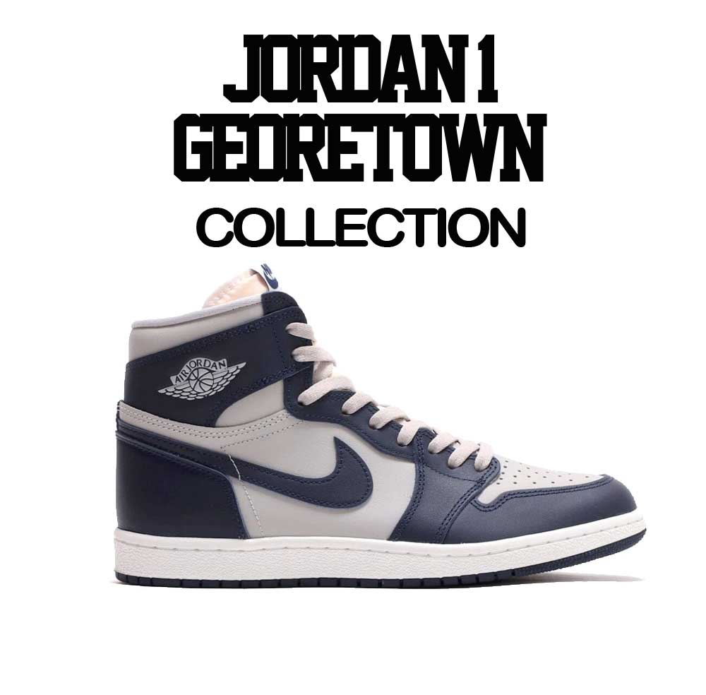 Jordan 1 Georgetown 85 Sneaker Tees & Matching T-shirts