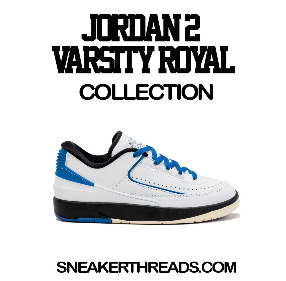 Jordan 2 Varsity Royal Sneaker T-shirts & Tees