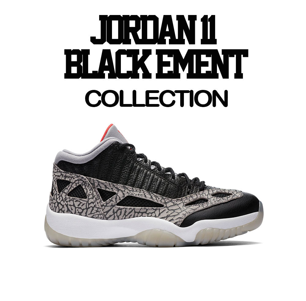 Jordan 11 Black Cement Shirts