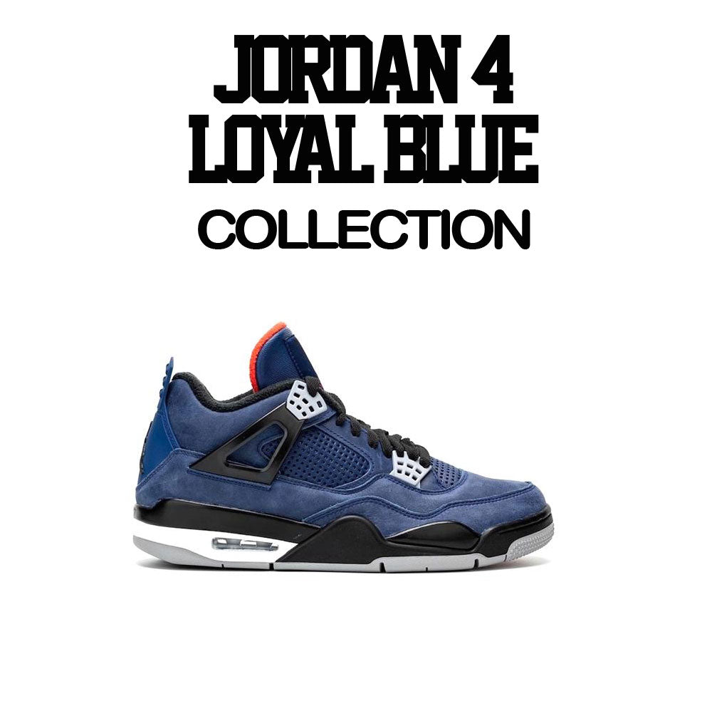 Jordan 4 Loyal Blue Shirts