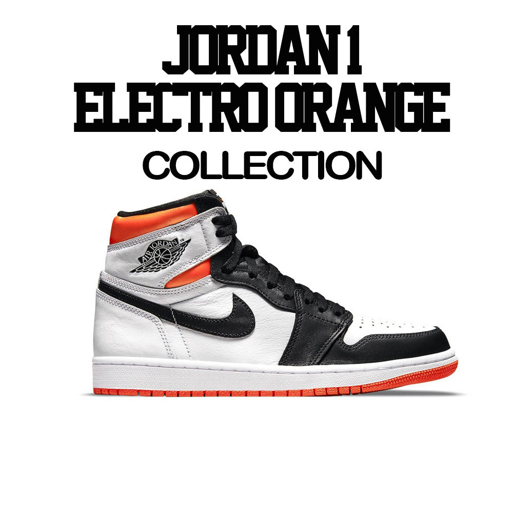 Jordan 1 Electro Orange Shirts