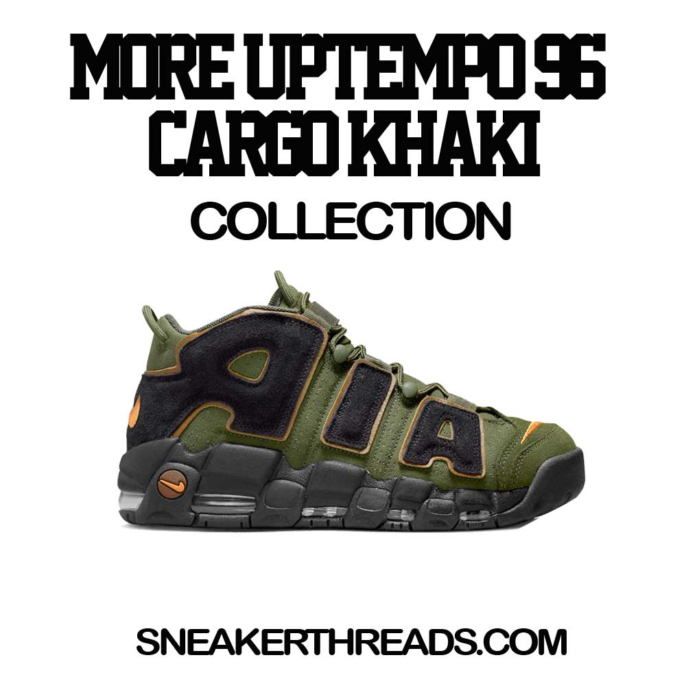 More Uptempo 96 Cargo Khaki Sneaker Tees & Matching Outfits