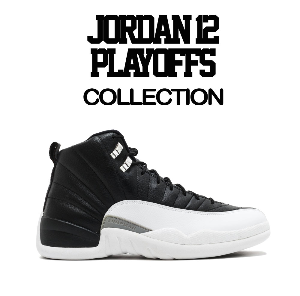 Jordan 12 Playoff Sneaker Tees And T-shirts