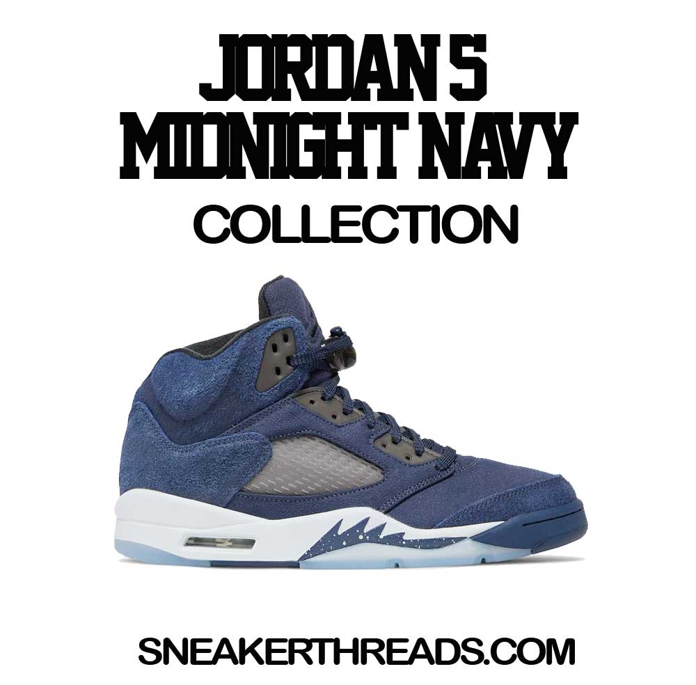 Jordan 5 Midnight Navy Tees & Sneaker Shirts To Match