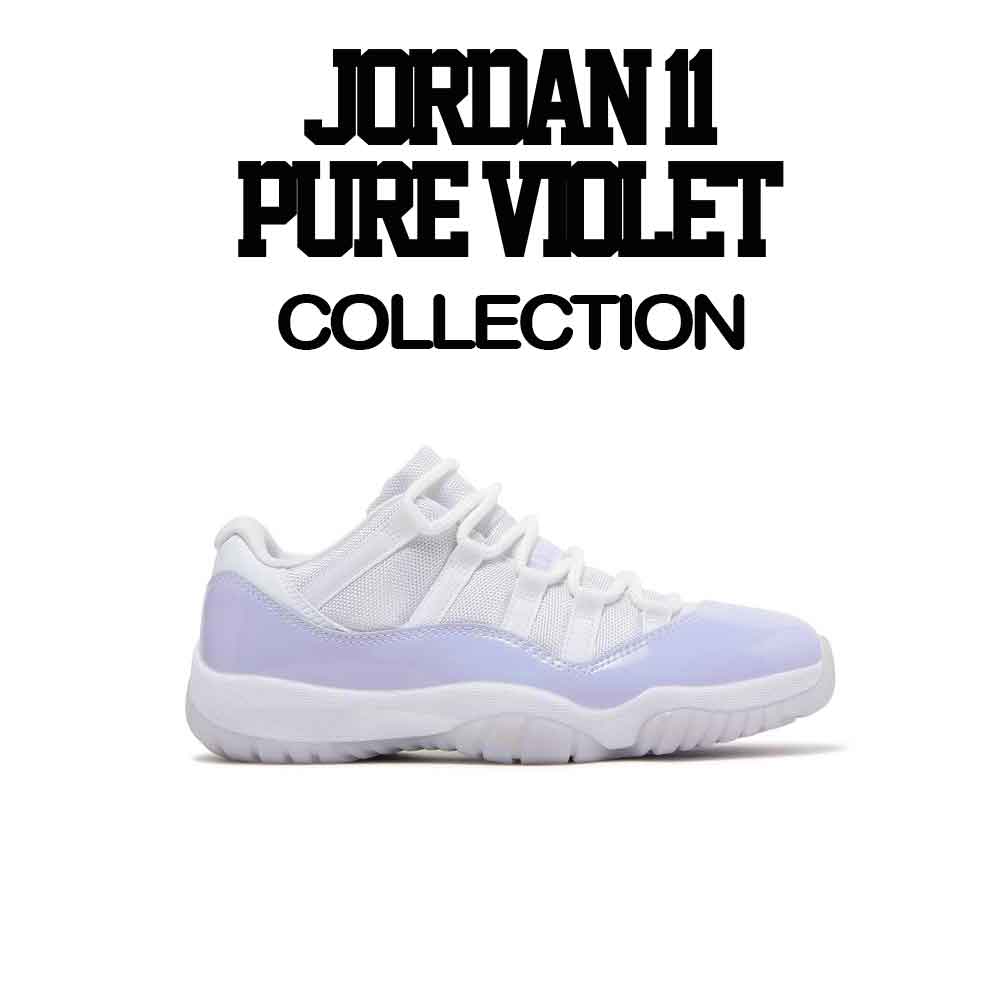 Jordan 11 Pure Violet Sneaker Tees & Matching T-shirts