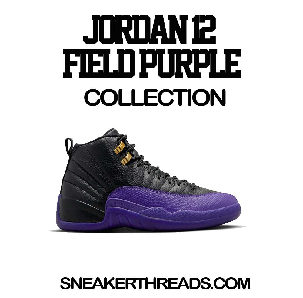 Jordan 12 Field Purple Sneaker T-shirts & Tees