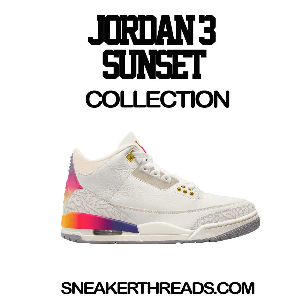 Jordan 3 Sunset J Balvin Sneaker T-shirts & Tees