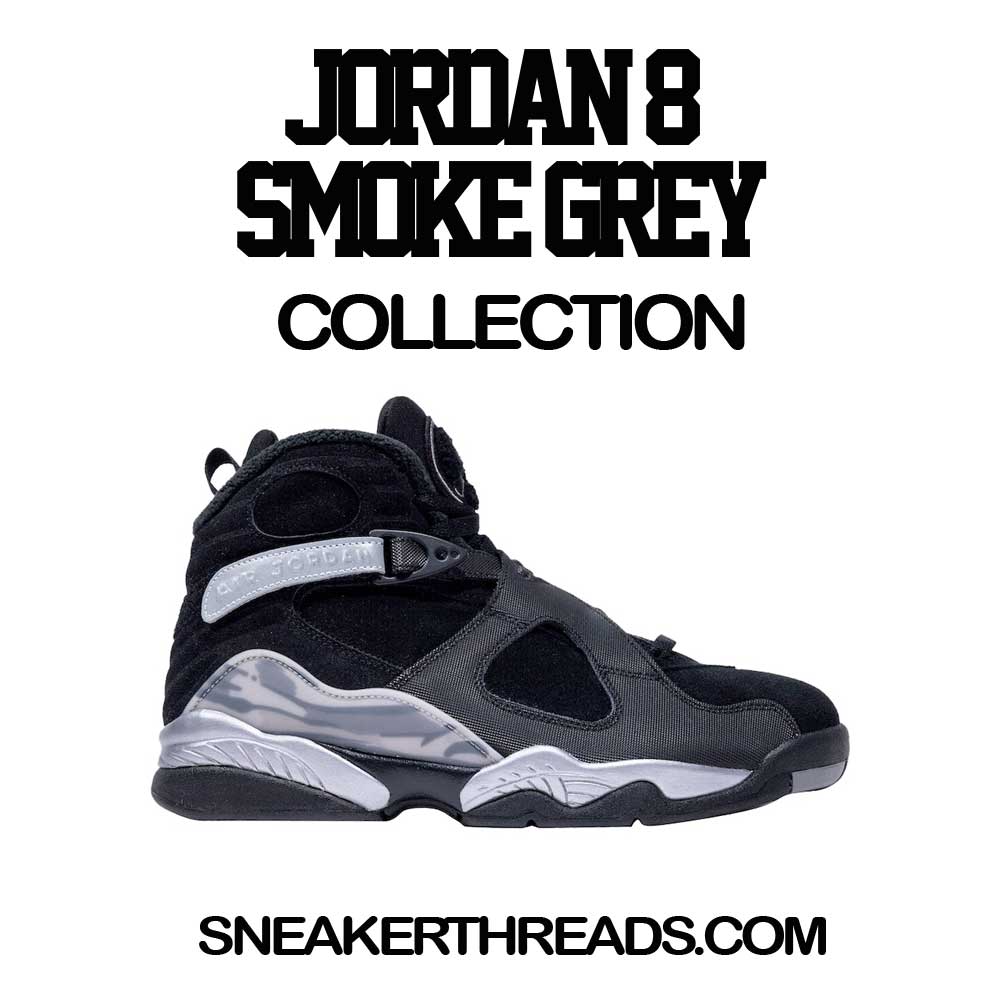 Jordan 8 Gunsmoke Winterized Sneaker T-shirts & Tees
