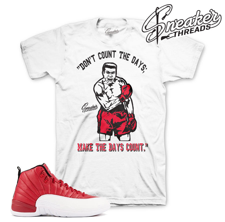 Jordan 12 Gym Red Sneaker Shirts