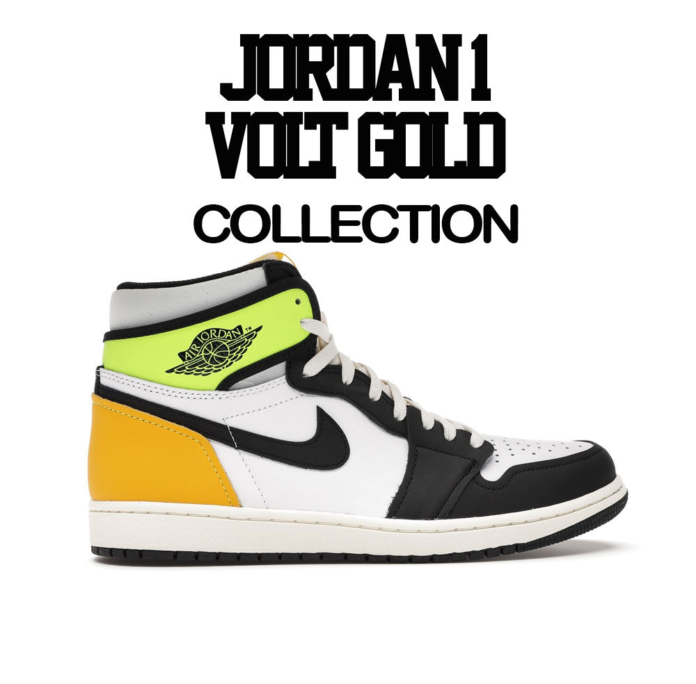 Jordan 1 Volt Gold Shirts