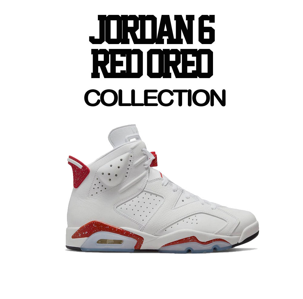 Jordan 6 Red Oreo Sneaker Tees And T-Shirts