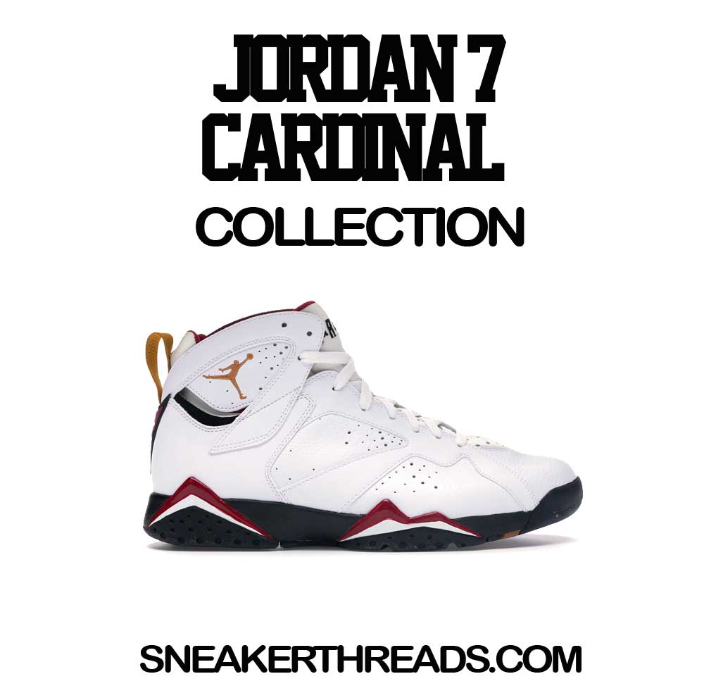 Jordan 7 Cardinal Sneaker Tees & T-Shirts