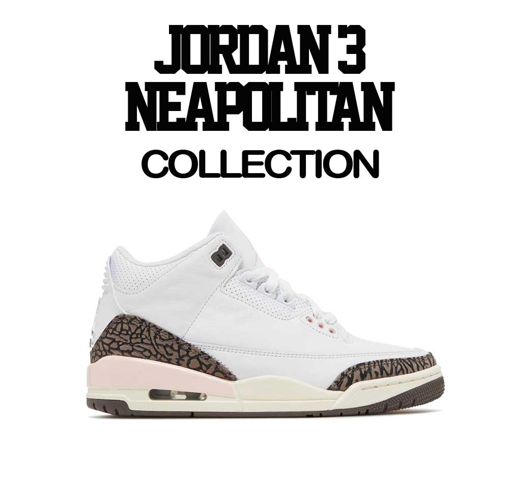 Jordan 3 Neapolitan Sneaker Tees And Matching T-shirts