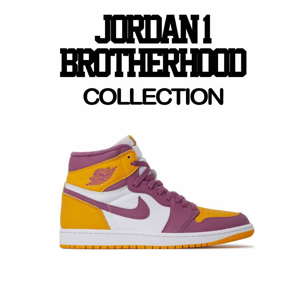 Jordan 1 Brotherhood Sneaker Tees And Matching T-shirts