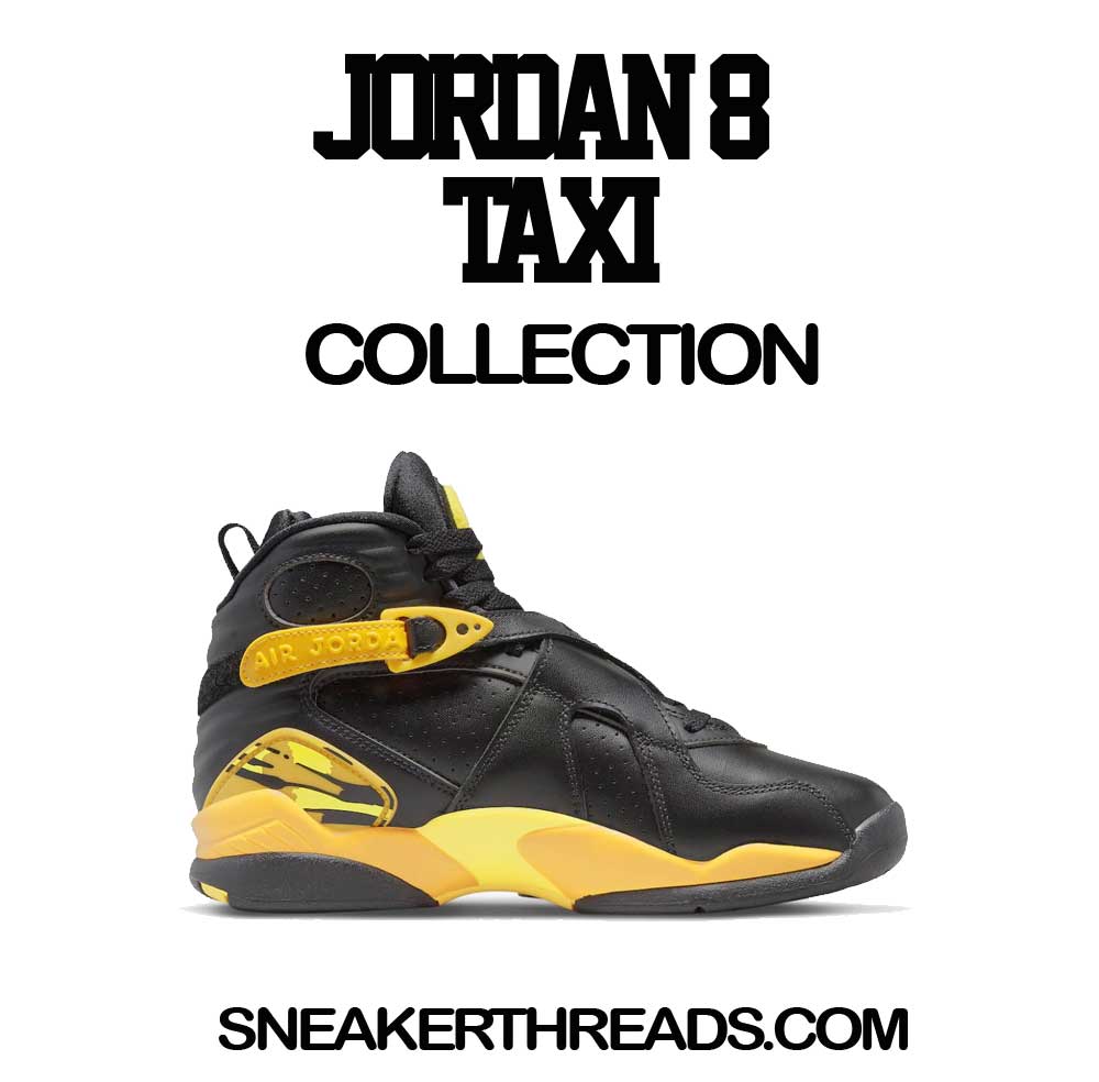 Jordan 8 Taxi Sneaker Tees & Matching Outfits