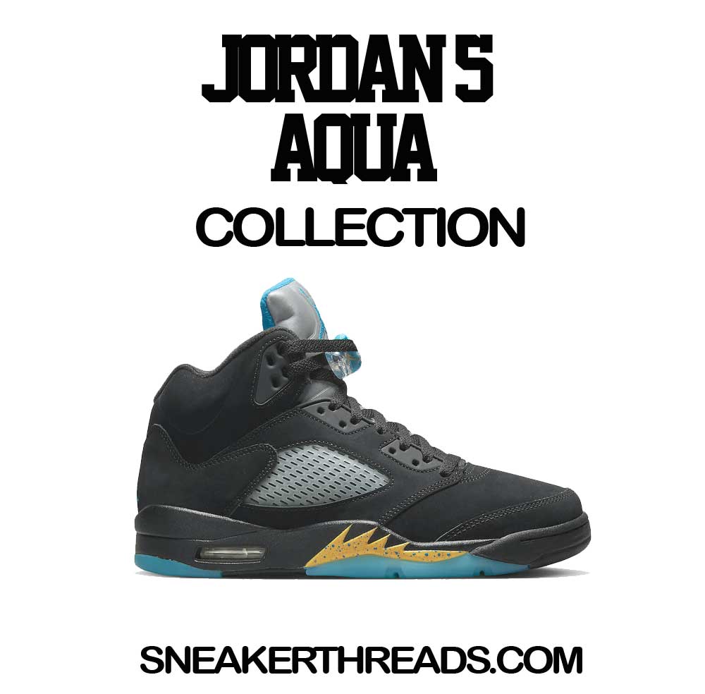 Jordan 5 Aqua Sneaker Tees & Matching Outfits