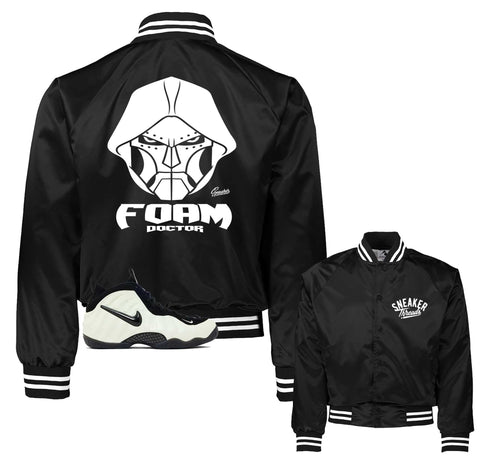 Foam Doctor Satin Jacket | Foamposite Glow In Dark Summit White