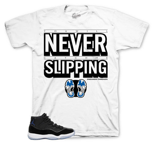 Retro 11 Space Jam Never Slipping Shirt